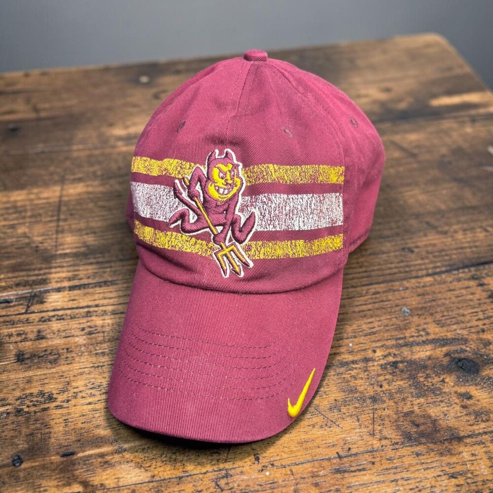 Vintage Arizona State ASU Nike Hat Cap Sun Devils Tempe Adjustable Strapback